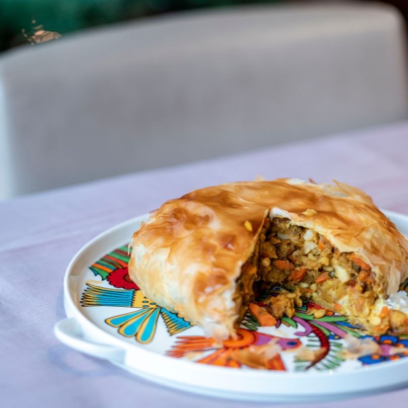 Bastilla: Moroccan Vegetable - Phyllo Tart (for 2 - 3) - Solid Stash